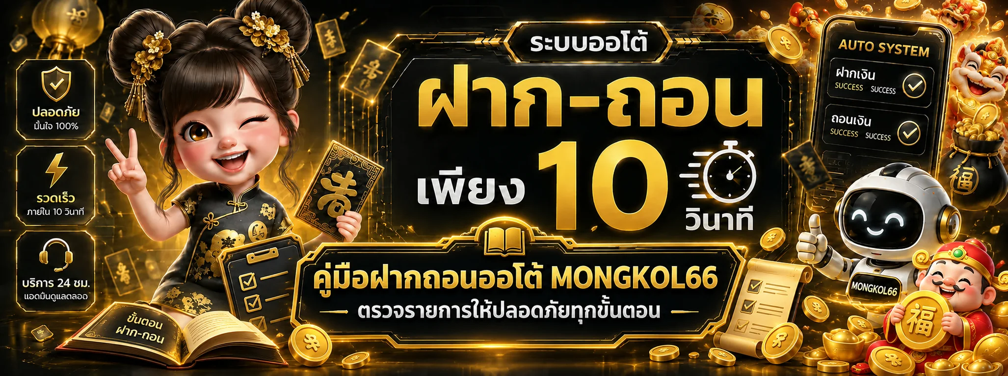 MONGKOL66 ฝากถอนออโต้ คู่มือตรวจรายการ